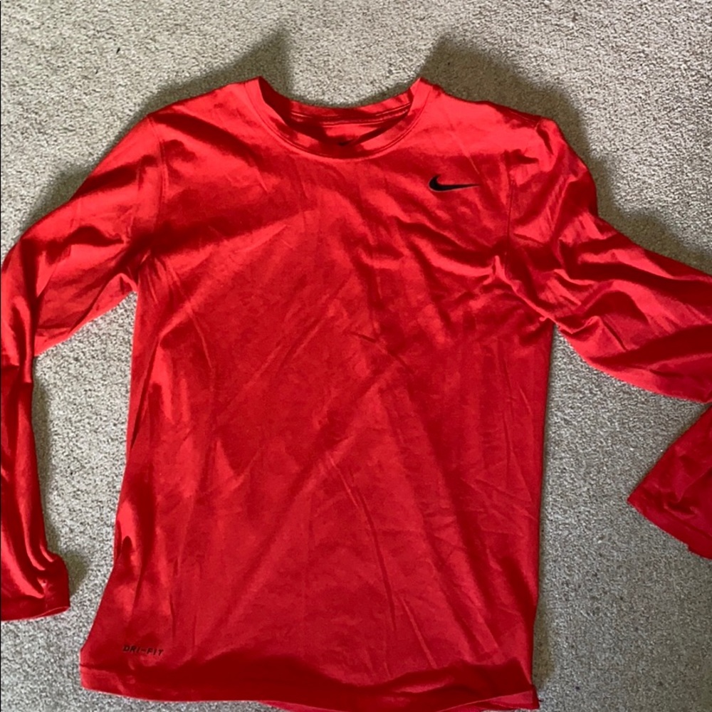 Nike Dri-fit Long Sleeve T-shirt Mens Small